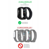 Xiaomi Mi Band 3 Ve 4 Uyumlu [yüksek Kalite] Silikon Kordon