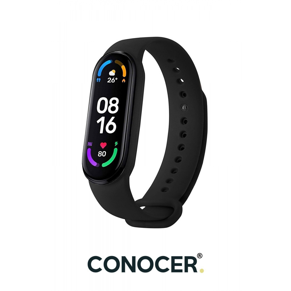 Xiaomi Mi Band 5 Ve 6 Uyumlu [ Yüksek Kalite] Silikon Kordon Kayış