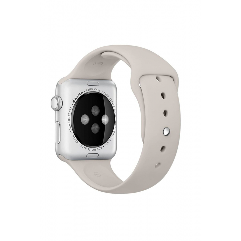 Apple Watch 2 3 4 5 6 7 8 9 Se 38 40 41 Mm Starlight A Kalite Kordon Kayış Uyumlu