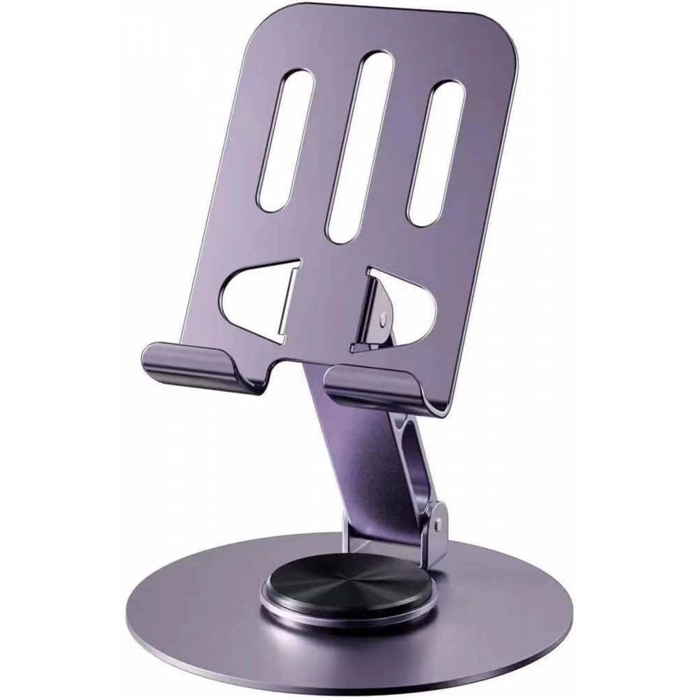 Yüksek Kaliteli Metal Katlanabilir 360 Dönebilen Ayarlanabilr Telefon Tutucu Masa Üstü Tablet Standı