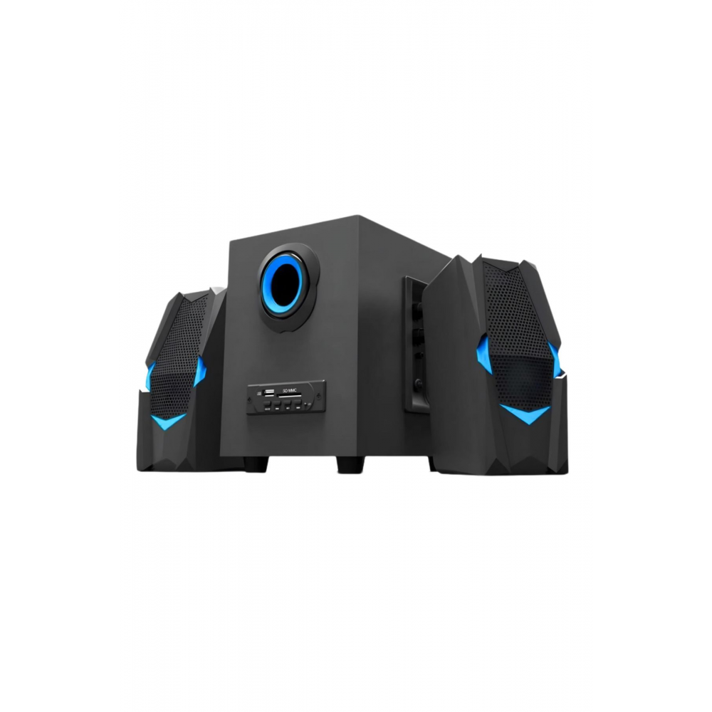HT109BT 2.1 Ses Sistemi AUX - Micro SD - Bluetooth - USB  2+1 Hoparlör