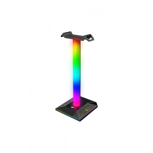Gaming Rgb Kulaklık Standı Stant Gamer Led’li Usb Girişli