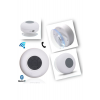 Su Geçirmez Mini Bluetooth Duş Hoparlörü (BEYAZ)