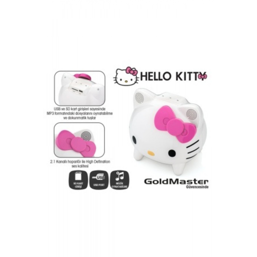 Hello Kitty Kt-2 Taşınabilir Usb Hoparlör