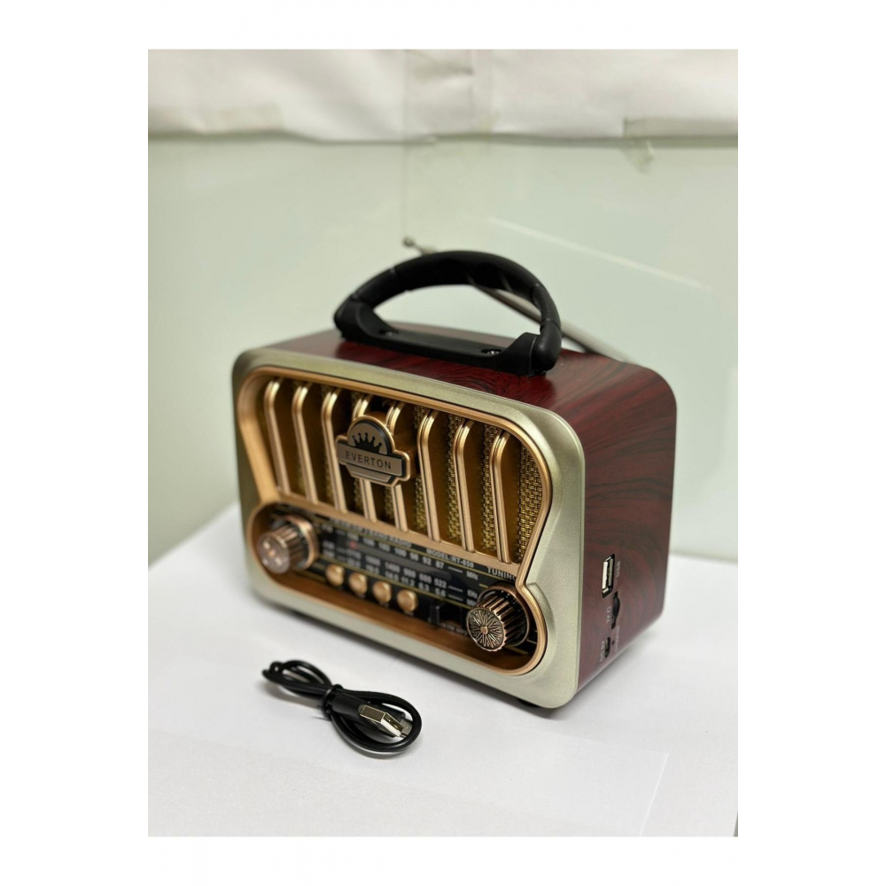Everton Nostaljik Bluetoothlu Rt-850 Usb / Bt / Radyo Müzik Kutusu