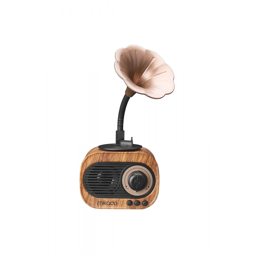 Mn-s19 Ahşap Klasik Retro Gramofon Bluetooth Müzik Kutusu