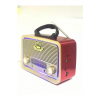 Shop-rt-301 Nostaljik Görünümlü Bluetoothlu Mp3 Çalar Radyo Müzik Kutusu Rt301