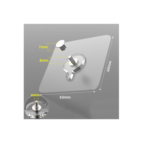 Süper Güçlü Çerçeve Askısı Pin Delgisiz Vidalı Tırnak Kanca Yapışkanlı Raf Tutucu Askı