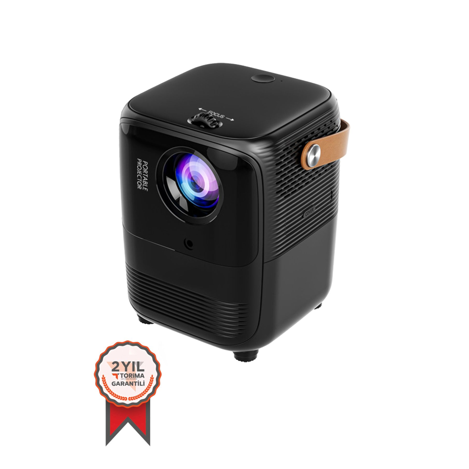 Siyah T11 Projeksiyon Ev Sineması Bluetooth Wifi Akıllı Android Tv 1080p Hoparlör Smart 4k Y
