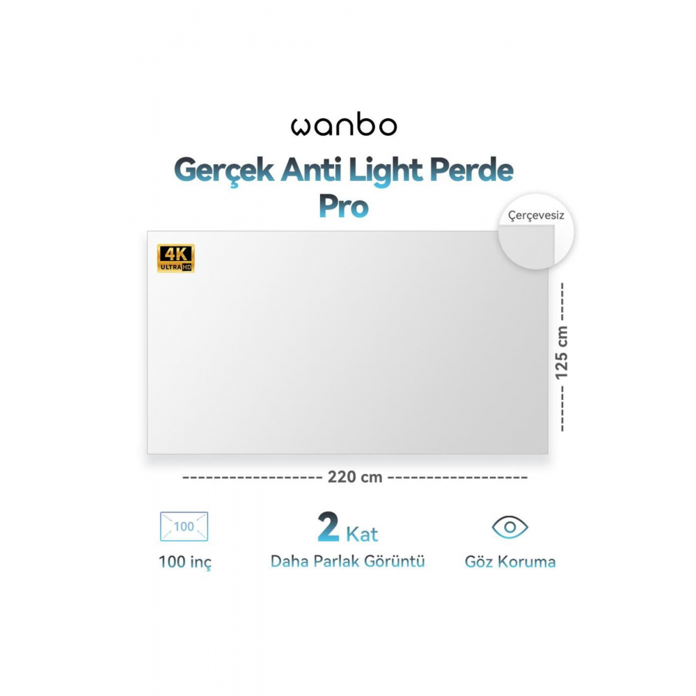Anti Light Pro Projeksiyon Perdesi