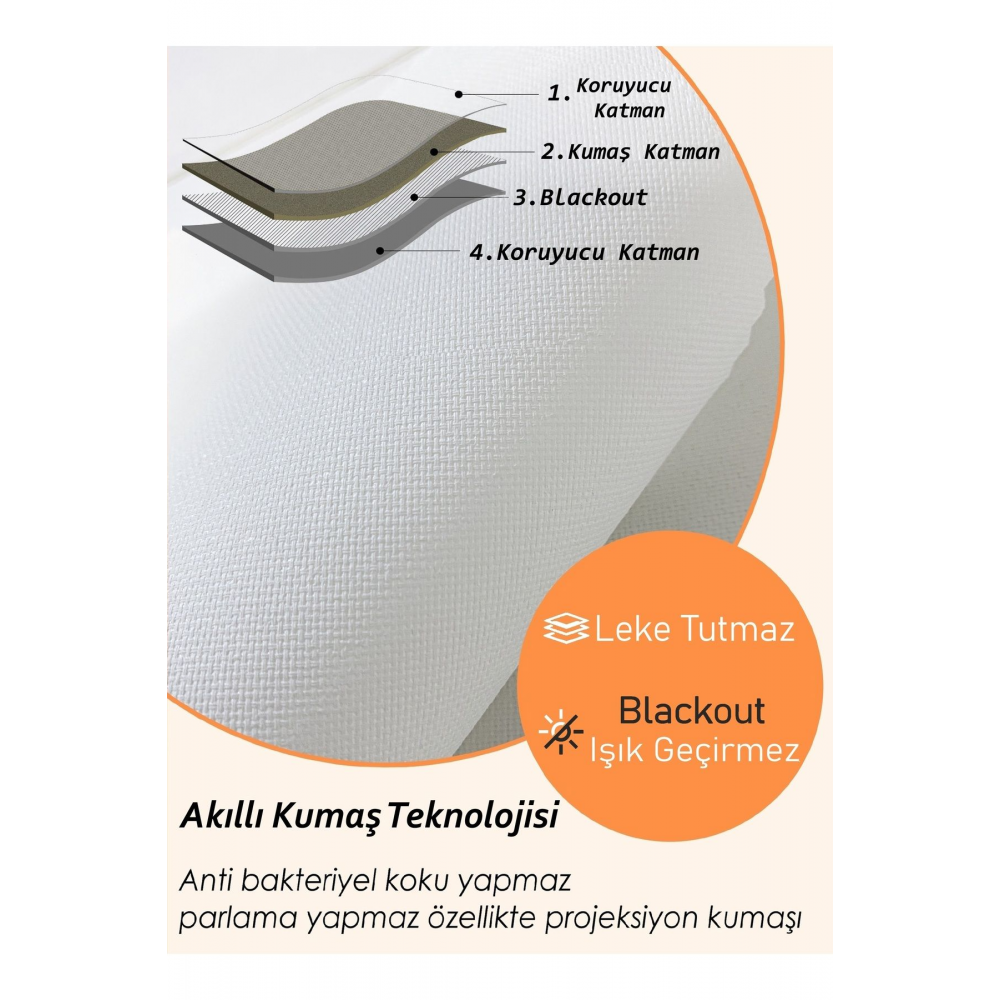 En200cm Boy180cm Projeksiyon Perdesi Manuel Yeni Akıllı Kumaş Blackout-ışık Geçirmez 4k 8k Hd