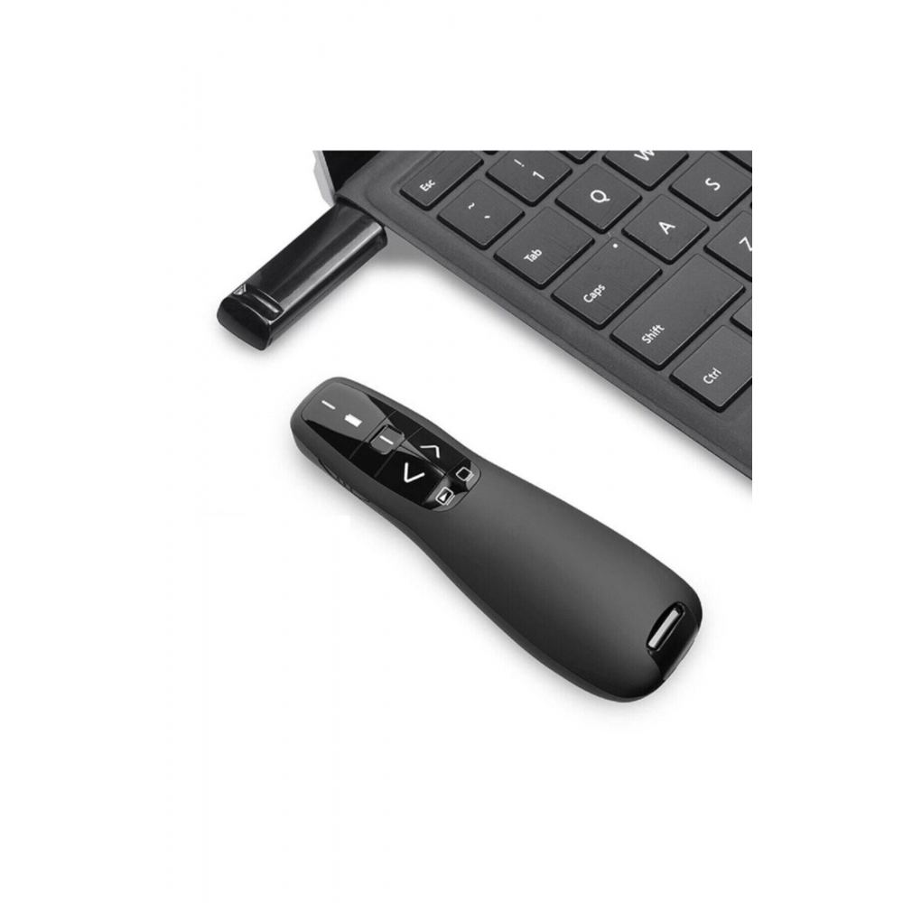 R400 2.4ghz Usb Kablosuz Lazer Pointer Power Point Uzaktan Kumanda Cihazı