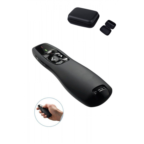 Taşıma Çantalı Sunum Kumandası Wireless Presenter Laser Pointer