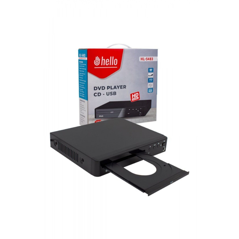 Hl-5483 Usb-hdmı-dıvx Kumandalı Hd Dvd Player Oynatıcı