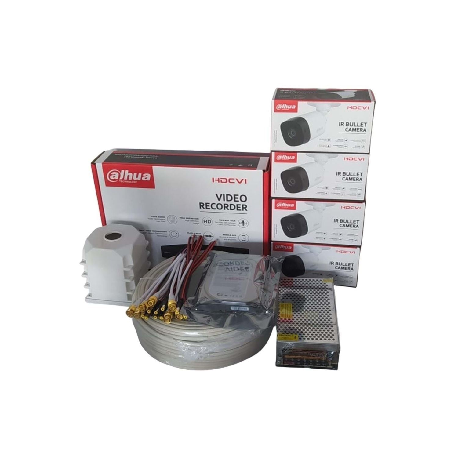 4 Kanal 4 Kamera Güvenlik Kamera Seti 500 Gb Sıfır Hdd Dahil 2 Yıl Garanti