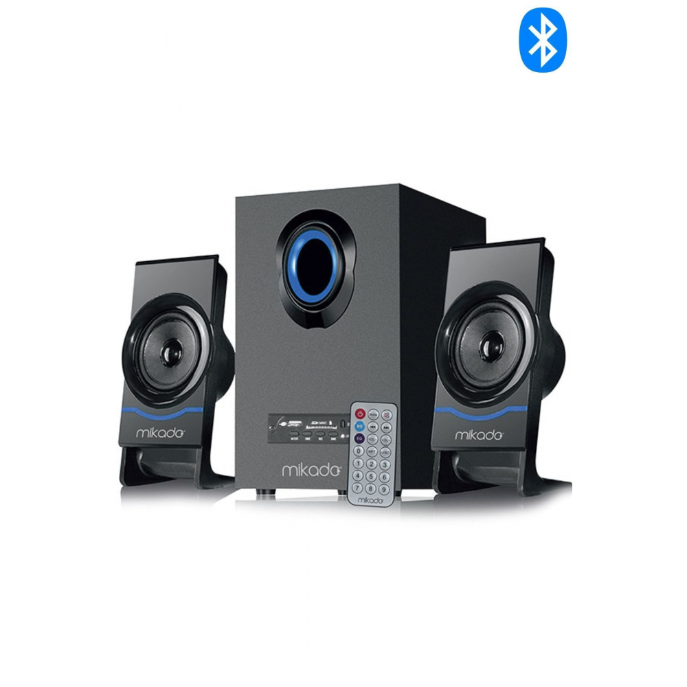 MD-1700BT 2+1 Siyah Usb+SD+Fm Destekli Multimedia Bluetooth Speaker