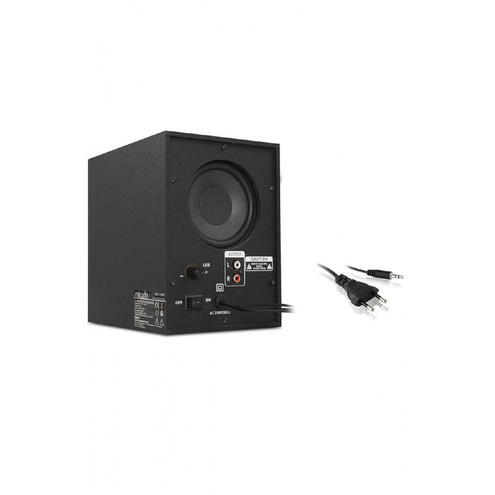 MD-1700BT 2+1 Siyah Usb+SD+Fm Destekli Multimedia Bluetooth Speaker