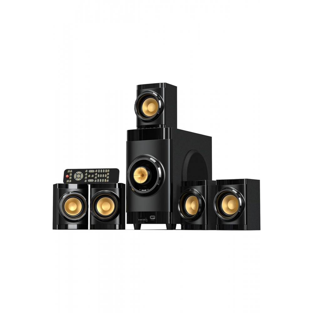 MD-381BT 40 RMS 5+1 Ev Sinema Ses Sistemi (Bluetooth - Usb/sd - Fm)