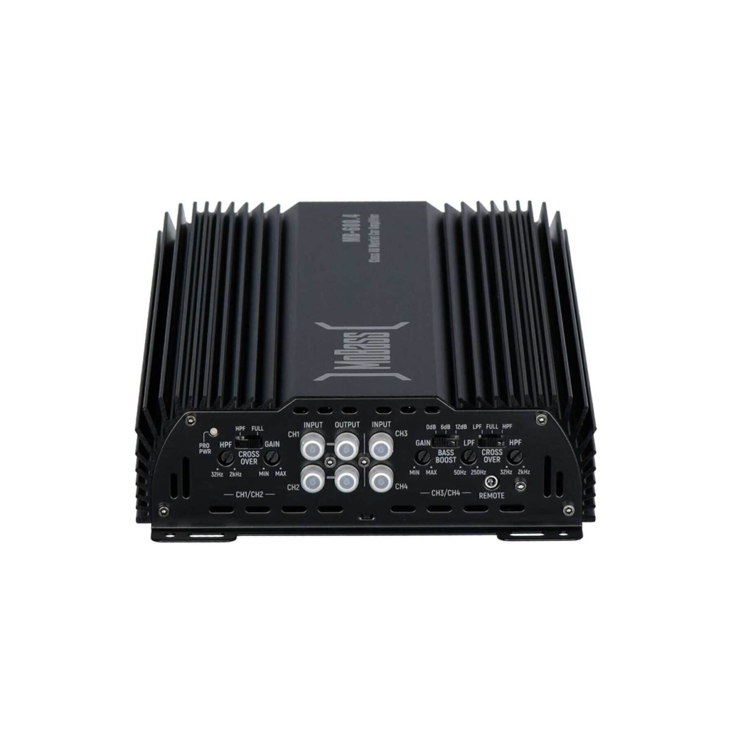 Oto Anfi 2400w 4 Kanal Bass Kontrollü Mb-600.4