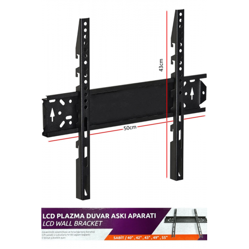 Tüm Markalar Ile Uyumlu Televizyon Duvar Asma Aparatı 27-43'' Arası