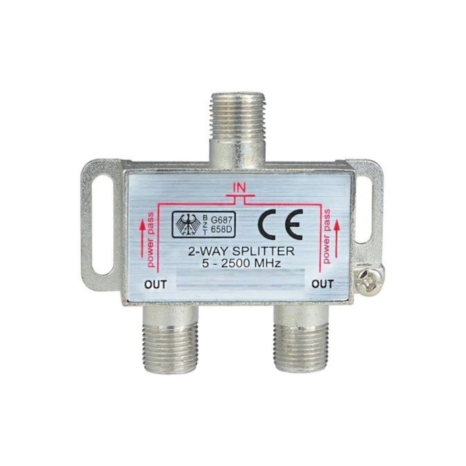 2 Li Uydu Splitter Kablo Tv Rg6 4818p Çoklayıcı Dağıtıcı Anten Çanak Çevirici Switch Hub