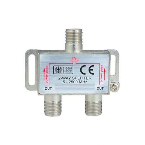 2 Li Uydu Splitter Kablo Tv Rg6 4818p Çoklayıcı Dağıtıcı Anten Çanak Çevirici Switch Hub