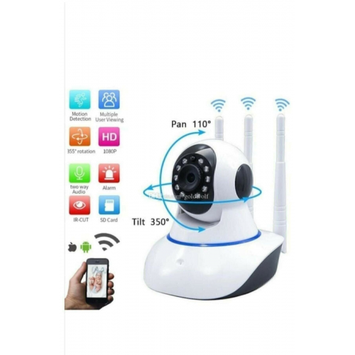 Gece Görüşlü Kablosuz Bebek Izleme Kamerası Wifi Ip Kamera