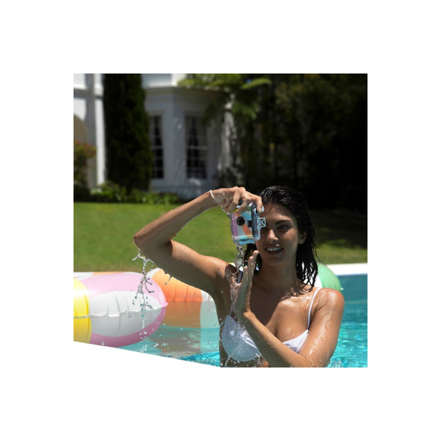 Retro Su Altı Fotoğraf Makinası-Pastel