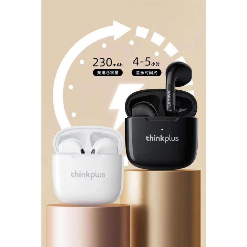 Siyah Thinkplus Lp1 Yeni Versiyon Kablosuz Bluetooth Kulaklık
