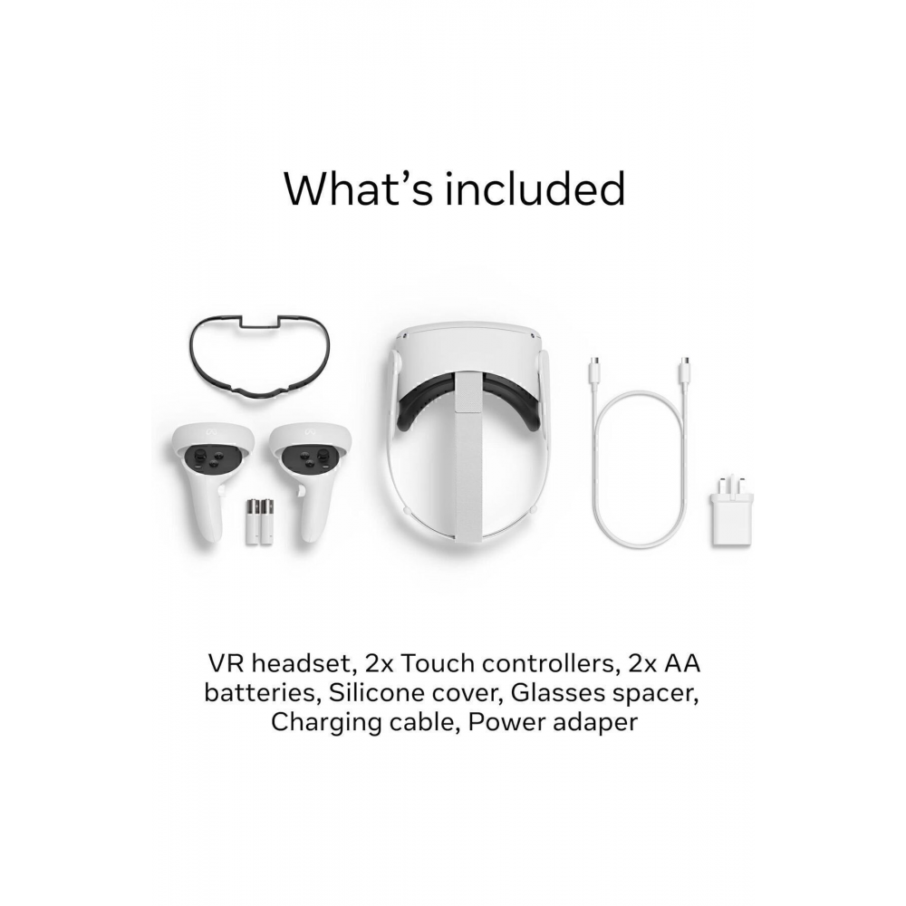 Quest 2 128GB All-In-One Vr Sanal Gerçeklik Gözlüğü