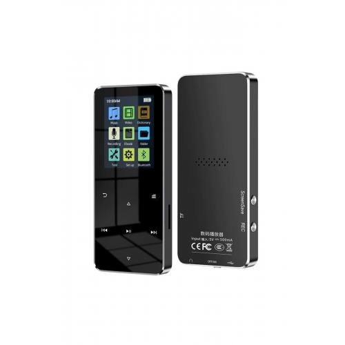 Bluetooth Lu Mp3-mp4 Çalar Ses Kayıt Fm Radyolu Şarjlı Mp4 Player Dahili Hoparlör 8gb Hafızalı