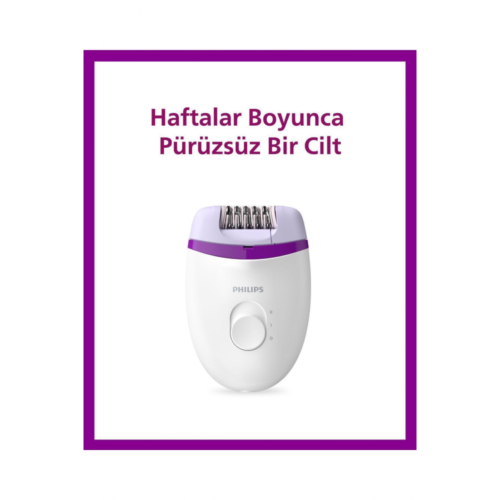 BRE225/05 Kablolu Epilatör,Bacak İçin Kullanım,2 Hız Ayarı,Yıkanabilir Başlık