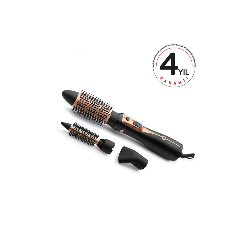 Volume Pro Hava Üflemeli Saç Şekillendirici AR5063 Düzleştirici Siyah