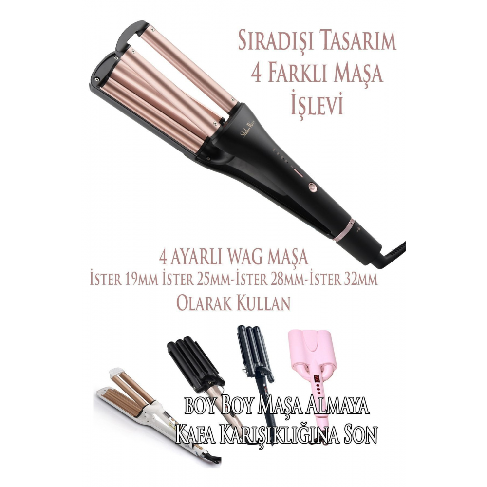 Wag Maşa 4 Ayarlı Siyah