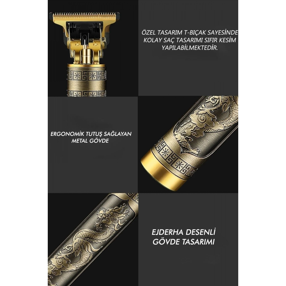 Rf-1806 Şarjlı Tıraş Makinesi Saç Sakal Lazer Epilasyon Öncesi Kol Bacak Yanak Koltuk Altı Vücut