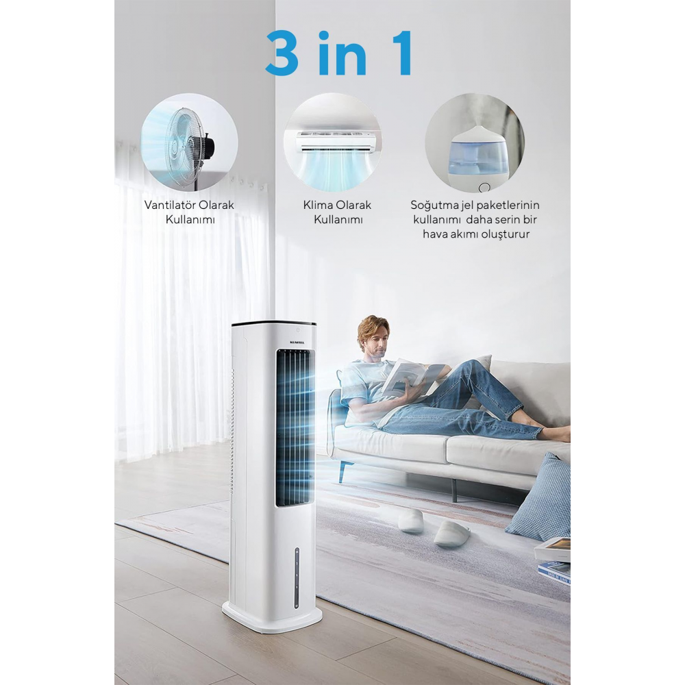 HAC-02 Sulu Portatif Soğutucu (Air Cooler)