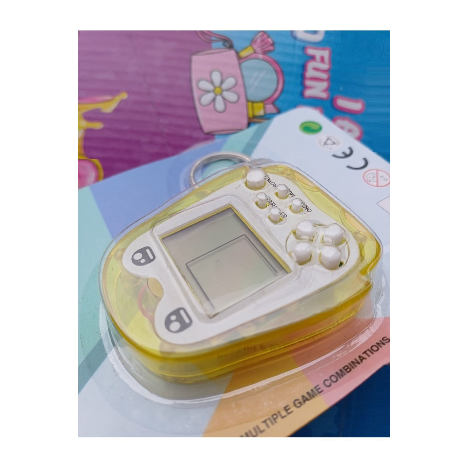 TETRİS OYUNLARI PENGUEN MODEL MİNİ CEP OYUNU DİJİTAL EKRANLI ANAHTARLIKLI ATARİ