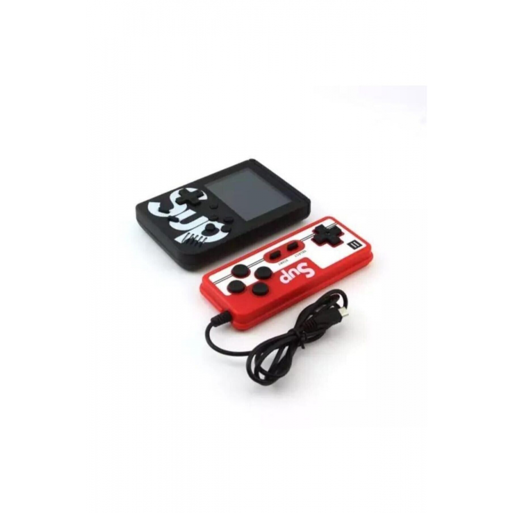 Mavi Sup Ateri Oyun Konsolu  2 Oyunculu  Mini El Atarisi 400 Oyunlu