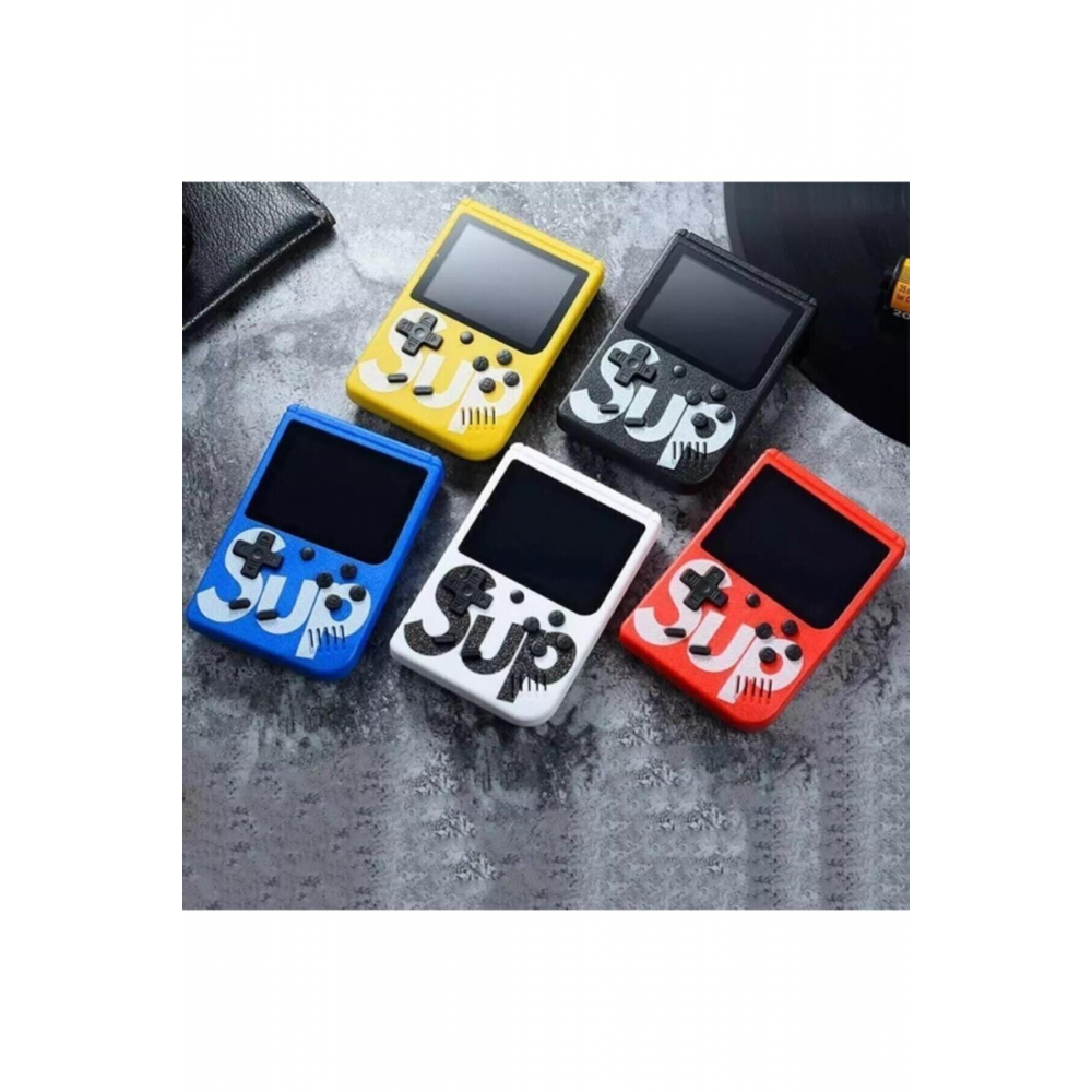 Mavi Sup Ateri Oyun Konsolu  2 Oyunculu  Mini El Atarisi 400 Oyunlu