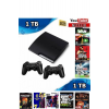 Ps3 Playstation 3 1tb Slim Konsol+ 250 Oyun+2kol