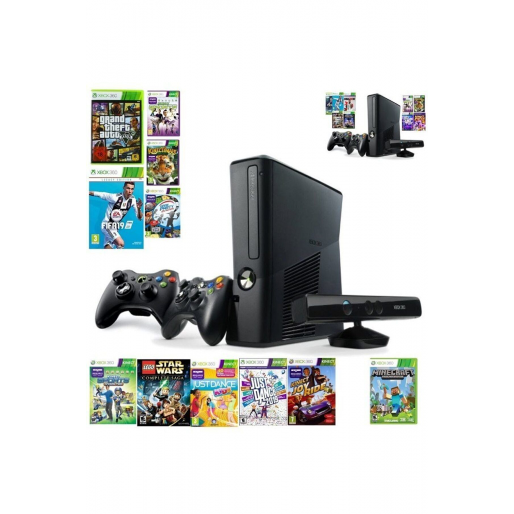Xbox 360 500 Gb 300 Dijital Oyun 2 Kol Kameraa