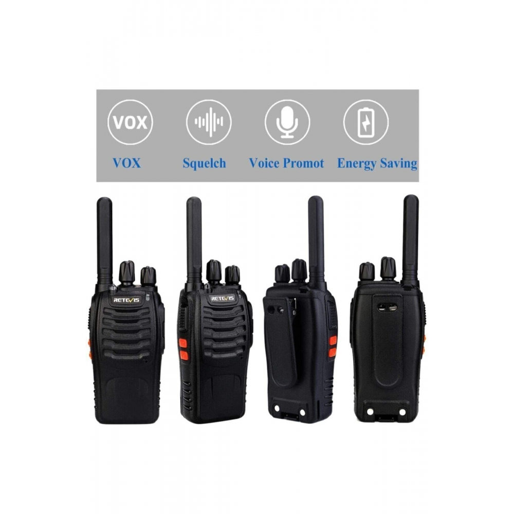 4 Adet Pmr El Telsizi Kulaklık Hediyeli