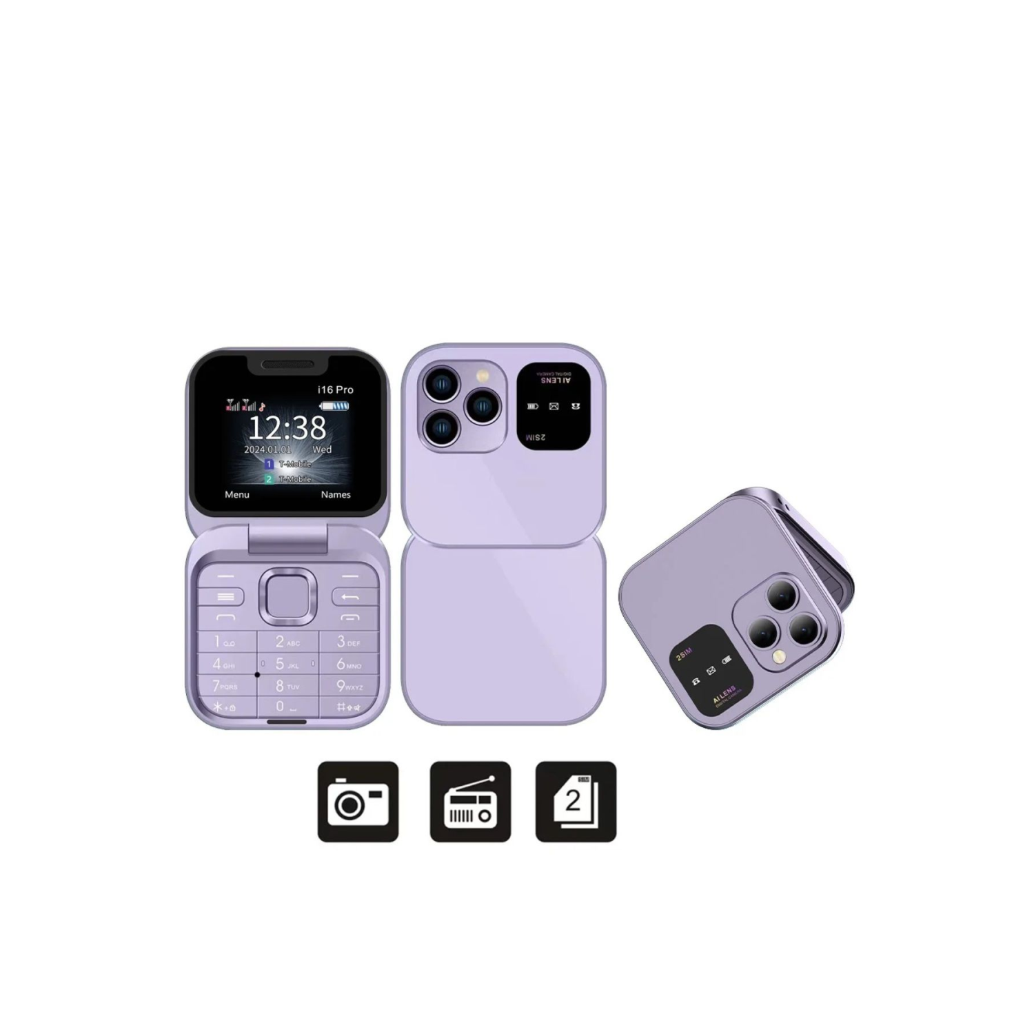 Model Katlanır Ithal Türkçe Tuşlu Cep Telefonu(10 GÜN BATARYA SÜRESİ) Hediyelidir