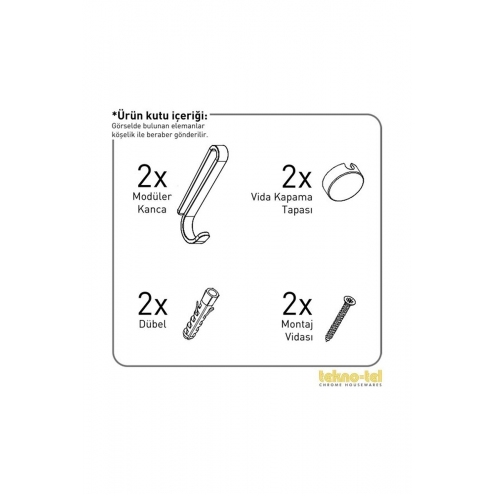 3 Katlı Kancalı Banyo Rafı - Siyah