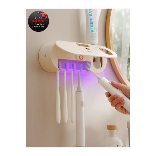 Mio Uv5f 1200mah Şarj Edilebilir Uv Sterilizatörü Diş Fırçası Tutucusu