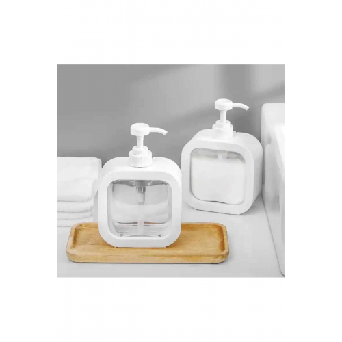 300 ml Tezgah Üstü Dikdörtgen Banyo Mutfak Sıvı Sabunluk | Banyo Mutfak Bulaşık Lavabo Deterjanlık