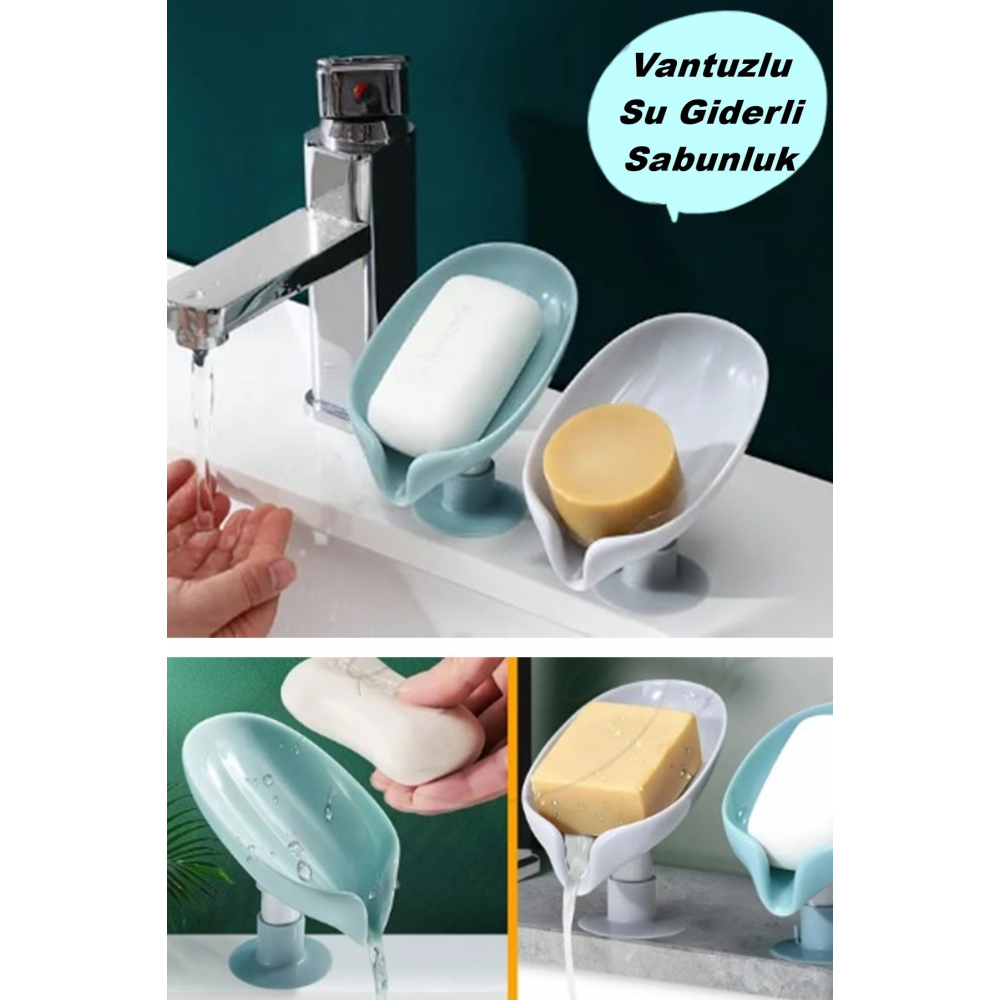 Pratik Vantuzlu Su Giderli Sabunluk | Vantuzlu Su Tutmaz Katı Sabunluk