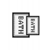 Black Bath Yıkanabilir 2li Banyo Halısı Paspası Klozet Takımı Dc-8034