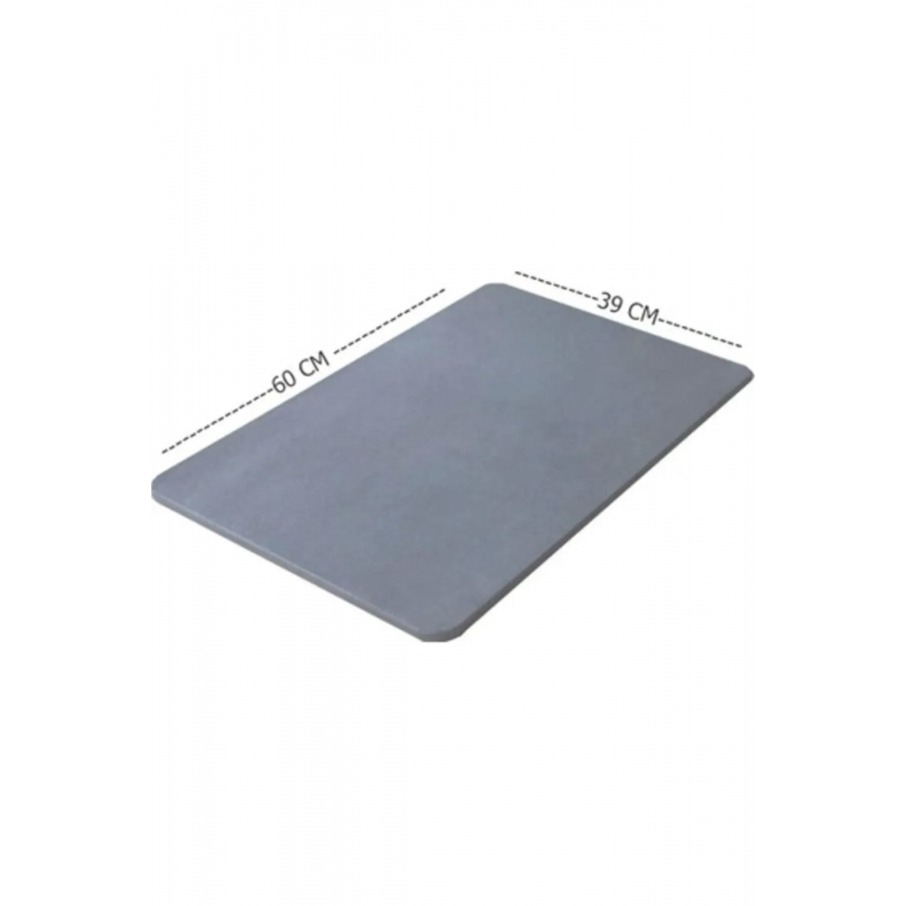 Sihirli Su Emici Banyo Paspası Kaymaz Tabanlı Abdest Paspası Kare 3,5 Mm 40x60