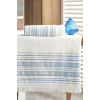 Mavi Banyo Havlu Takımı 70x140  50x90